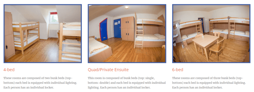 奧地利 (薩爾茲堡) Hostel 住宿體驗 - YoHo Youth Hostel (4-8 人的 dormitory room)