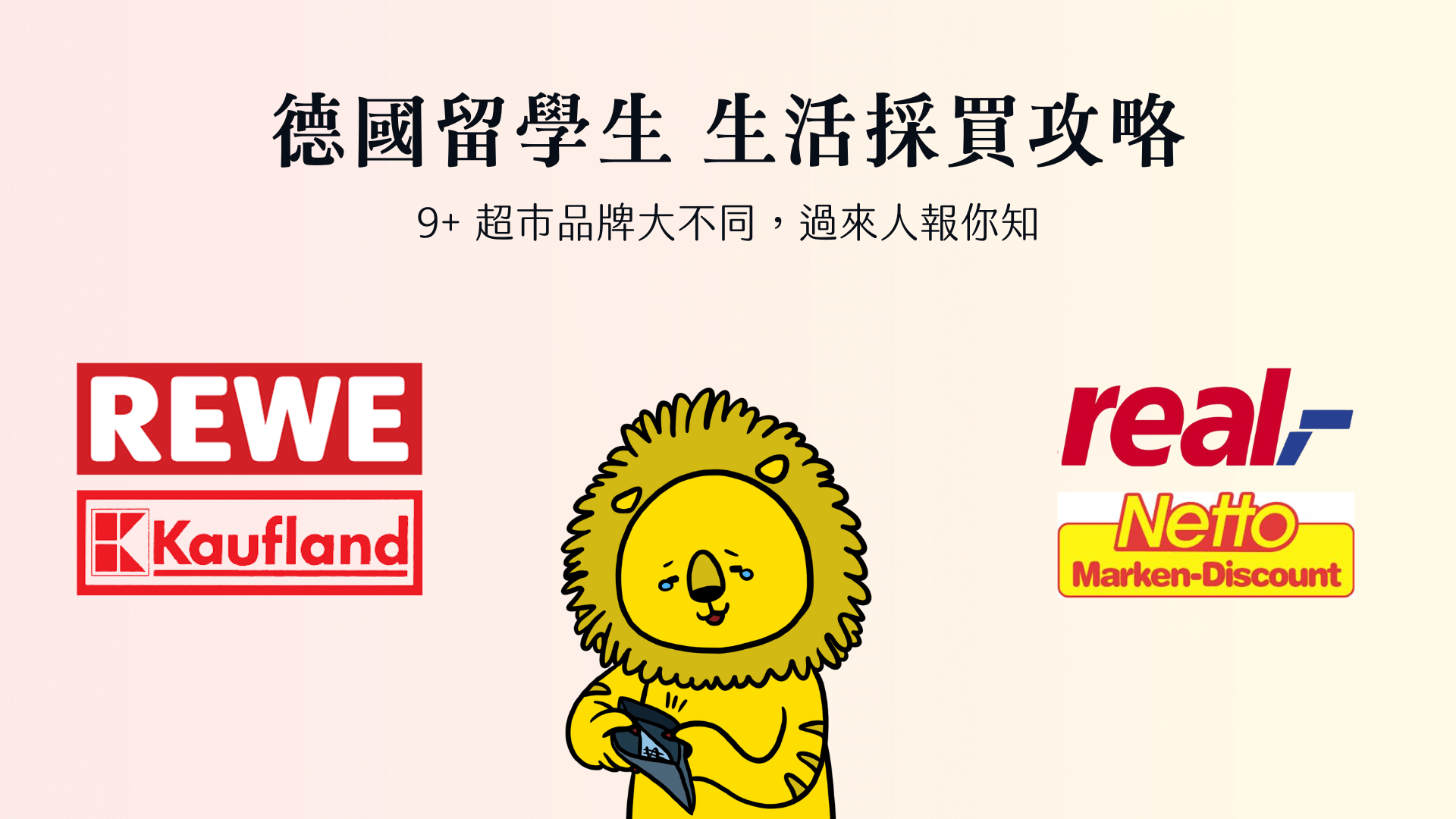 德國超市評比 各家特色、價格整理 (同場加映 留學生活採買建議)