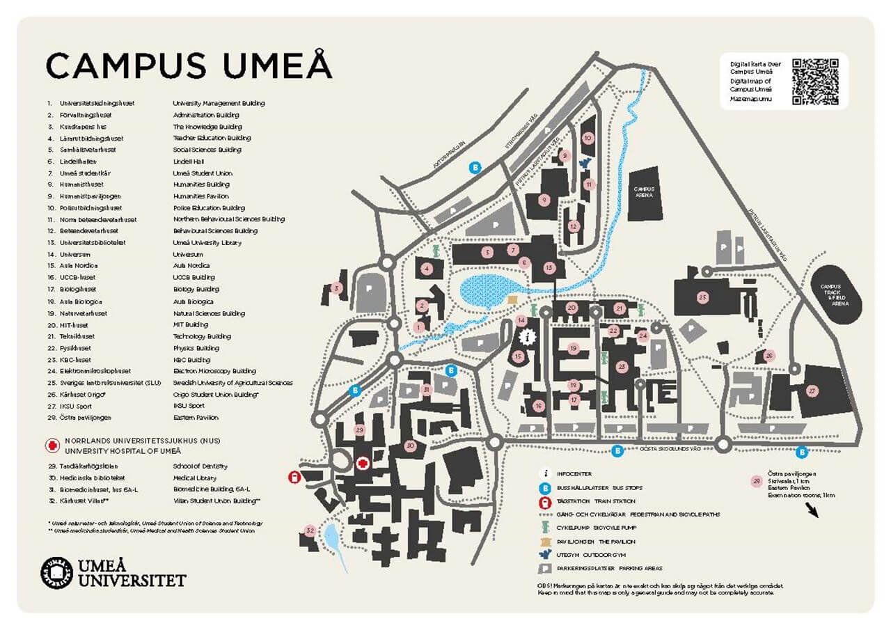優密歐大學 校園圖